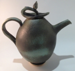 crank teapot glazed