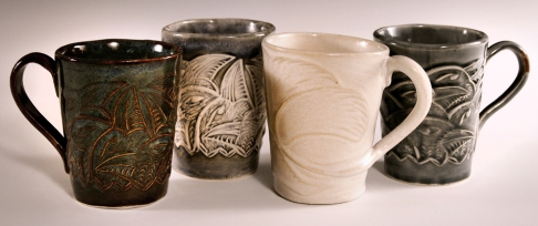 Glazed mugs