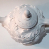 oak teapot top