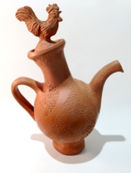 rooster teapot side 2
